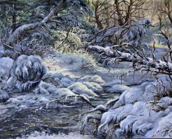 Picturi de iarna Paraul Sirod, Lapusna