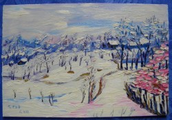 Picturi de iarna Iarna 4