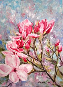 Picturi de primavara Magnolia 2