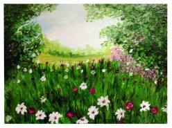 Picturi de primavara La brat cu natura