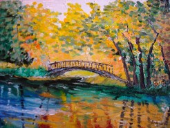 Picturi de primavara Tablou pod