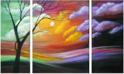 Picturi de primavara peisaj abstract 2