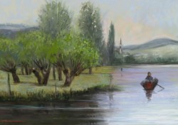 Picturi de primavara Peisaj primavara1