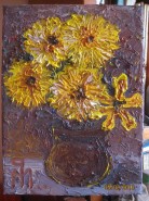 Picturi de primavara Flori galbene