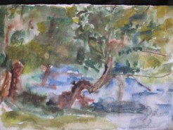 Picturi de primavara Gilortul pe zavoi