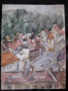 Picturi de primavara Panoramic din carbunesti