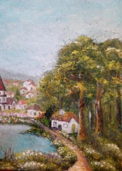 Picturi de primavara Satul bunicii de la munte