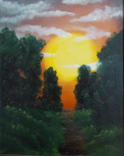 Picturi de vara burning sun
