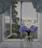 Picturi de vara Liliac dupa ploaie