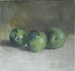Picturi de vara prune verzi