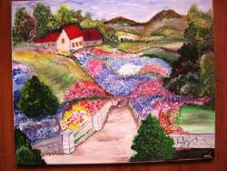 Picturi de vara Valea florilor