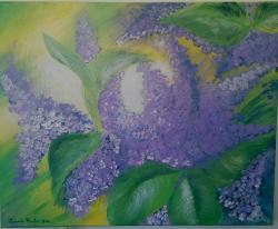 Picturi cu flori Liliac