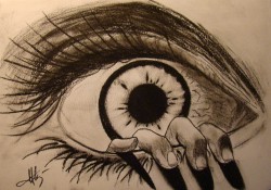 Picturi in creion / carbune Jealousy