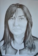 Picturi in creion / carbune Angela