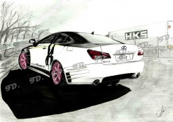 Picturi in creion / carbune Lexus is250