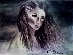 Picturi in creion / carbune Portret