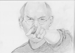 Picturi in creion / carbune Steve