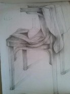 Picturi in creion / carbune Schita 2