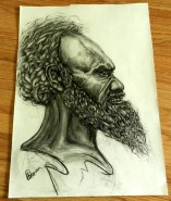 Picturi in creion / carbune African culture