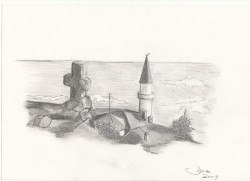 Picturi in creion / carbune Balchik