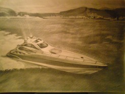 Picturi in creion / carbune Iaht