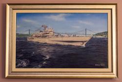 Picturi maritime navale Nava 283 Midia la Bosfor 