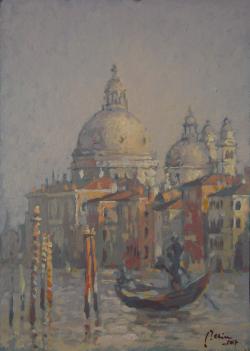 Picturi maritime navale Peisaj in Venetia