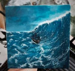 Picturi maritime navale The Escape