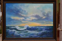 Picturi maritime navale Al 7-lea val in Marea Neagra