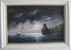 Picturi maritime navale Reproducere