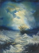 Picturi maritime navale Furtuna