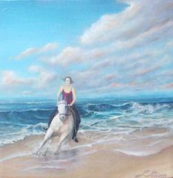 Picturi maritime navale Lipand ecvestra