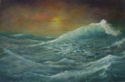 Picturi maritime navale Valurile marii 6