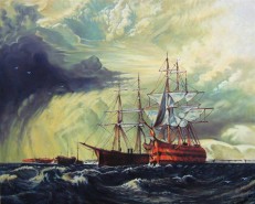 Picturi maritime navale Croaziera