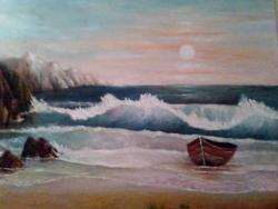 Picturi maritime navale Al treilea val