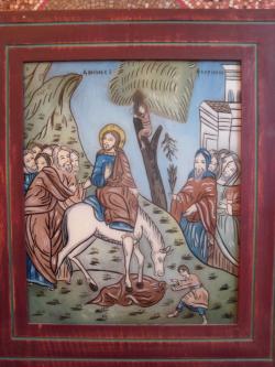Picturi religioase intrarea  in Ierusalim