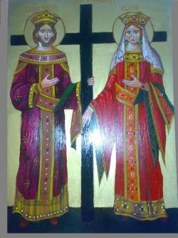 Picturi religioase Icoana Sf. Imp. Constantin si Elena