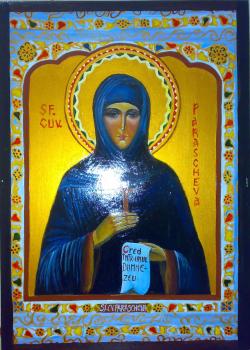Picturi religioase Sfanta Parascheva altfel
