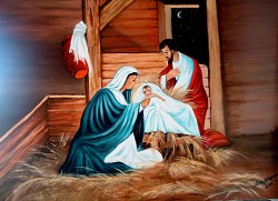 Picturi religioase Nasterea  lui iisus