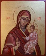 Picturi religioase Maica domnului  cu pruncul iisus hristos 3