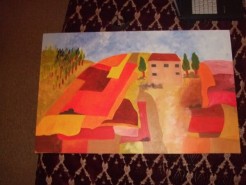 Picturi surrealism Peisaj toscan